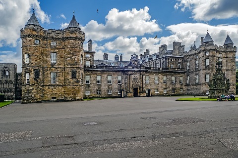 Holyrood palace i Edinburgh